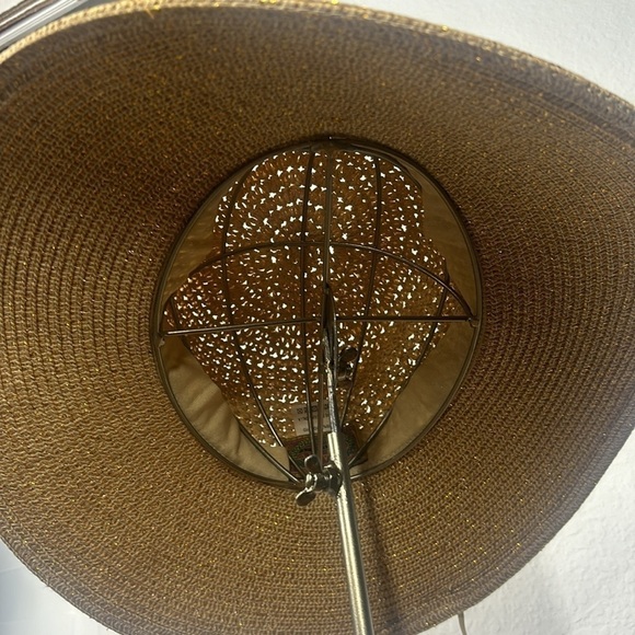 Scala big brim floppy natural sun hat main image 4